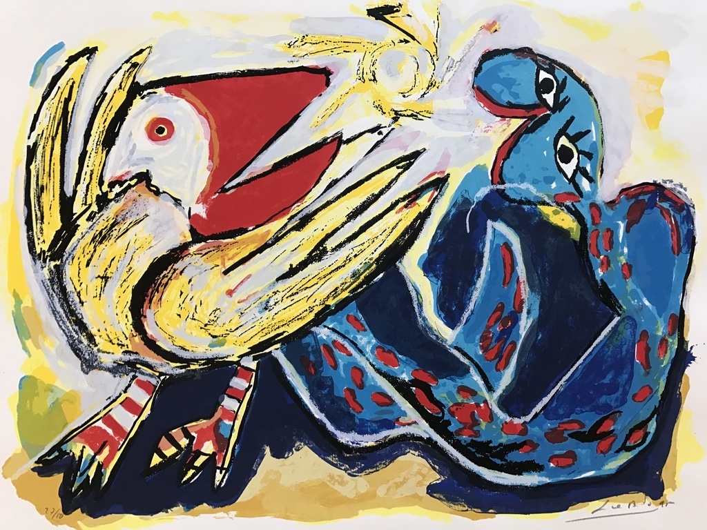 John Lie A Fo   1 originele zeefdruk / Litho gesigneerd 1995 kopen? Bied vanaf 1!