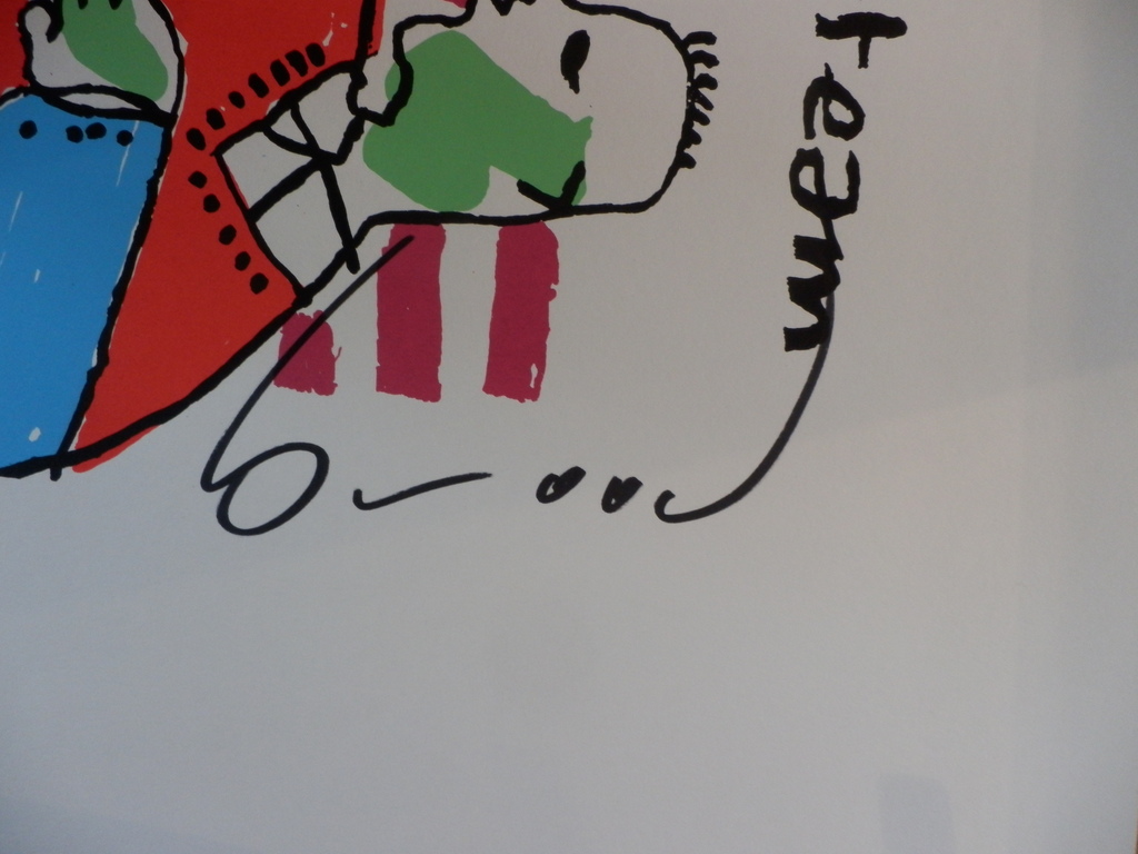 HERMAN BROOD Grote Zeefdruk  WE,RE A TEAM  Handgesigneerd en Gelimiteerd kopen? Bied vanaf 1!