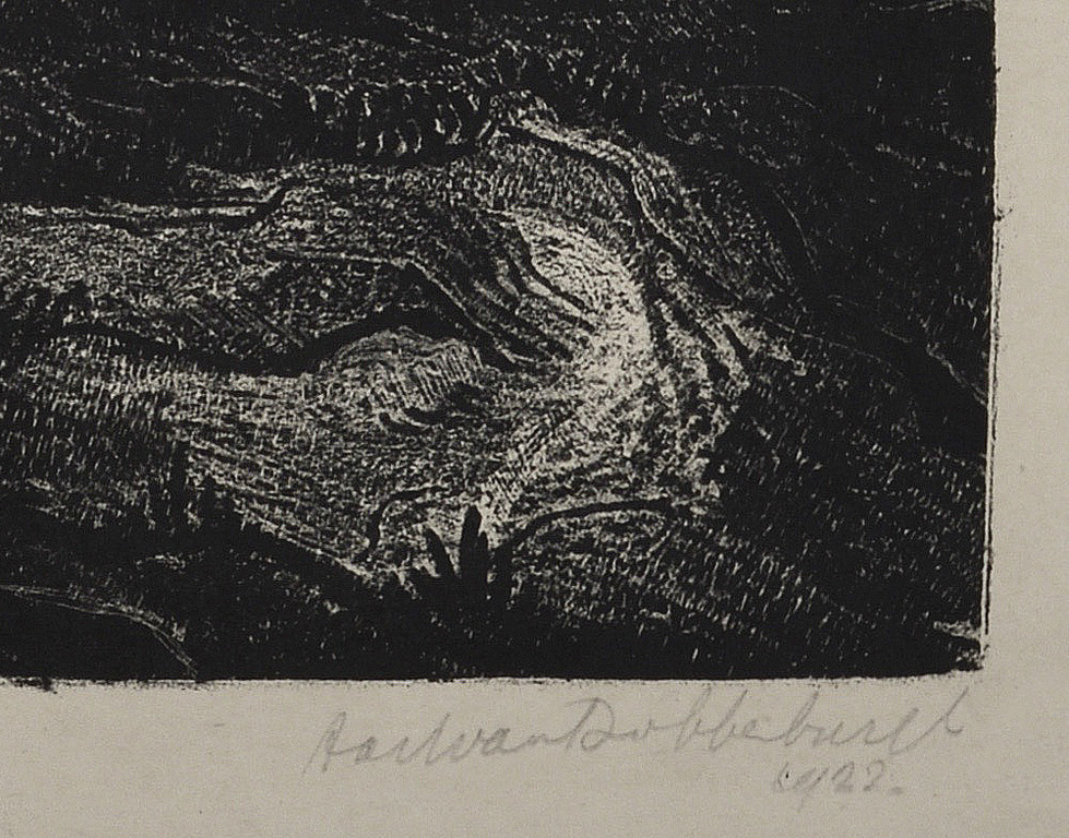 Aart van Dobbenburgh: Litho - Landschap - 1922  kopen? Bied vanaf 55!