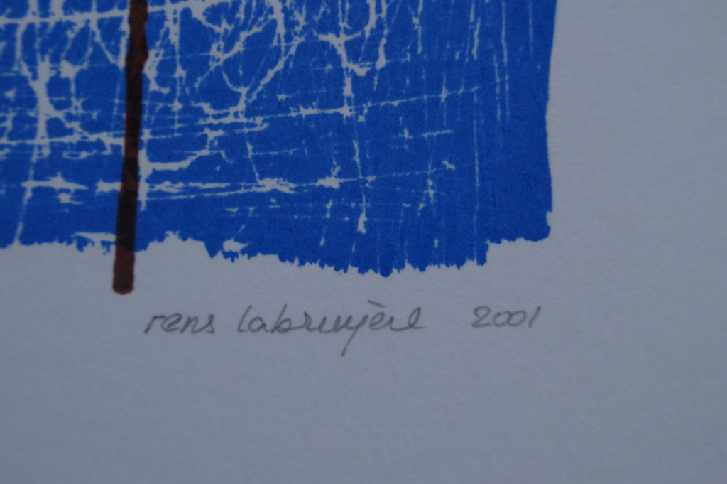Rens Labruyère - gesigneerde zeefdruk - 2001 kopen? Bied vanaf 1!