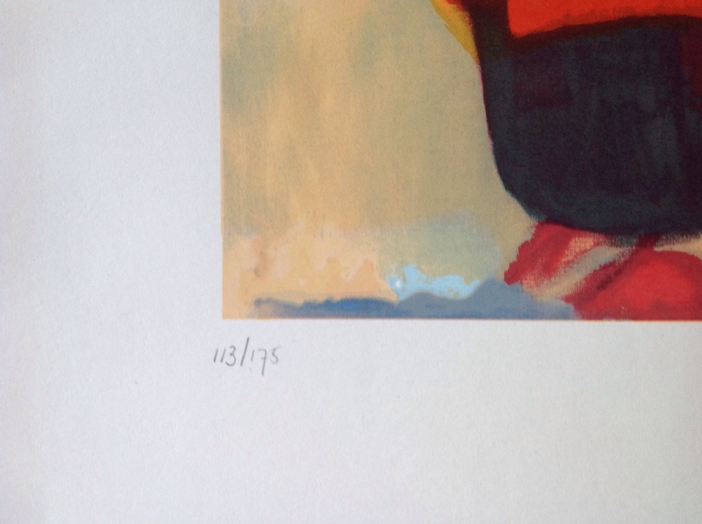 Hans van den Berg; zeefdruk: titel Bordeaux kopen? Bied vanaf 50!