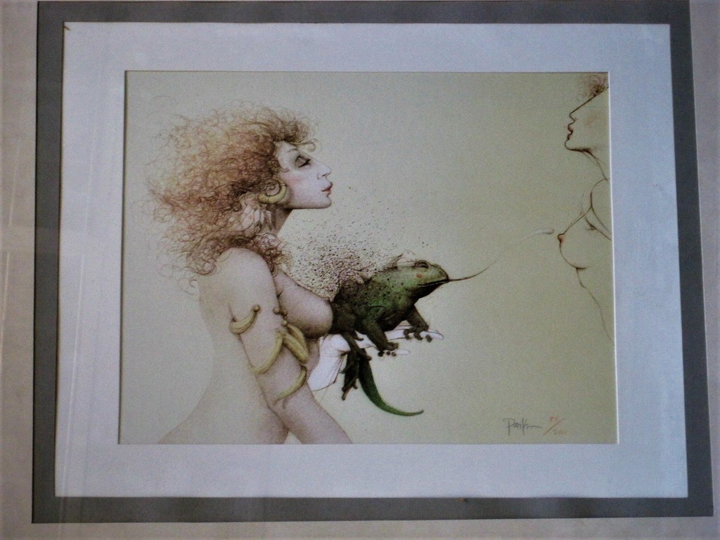 Magisch Realisme van Michael Parkes ! gesigneerde steendruk nr 85 van 200  kopen? Bied vanaf 1!