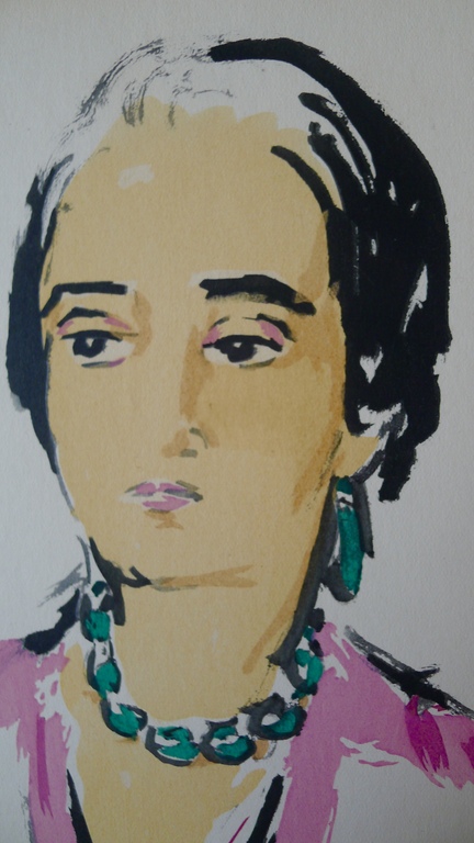 Kees van Dongen, Pochoir uit " van Dongen", "Tête de Femme", 1925 kopen? Bied vanaf 195!