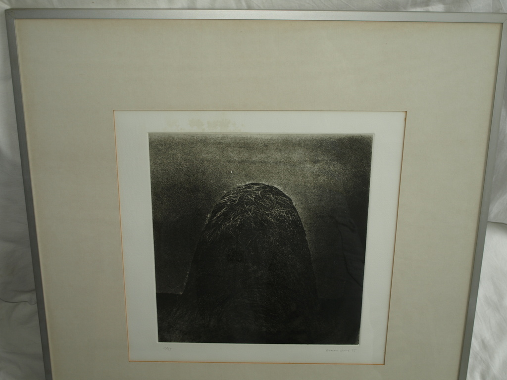 ELMAR GILLE  (1947) - Ets – Landschap – Gesigneerd & ingelijst - 1985 kopen? Bied vanaf 50!