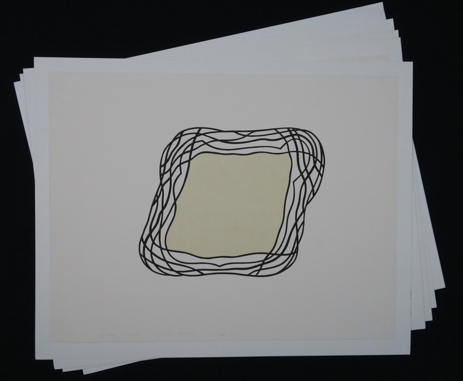 Lot met 6 grafische werken van Gert Taken: Litho, Zonder titel II kopen? Bied vanaf 1!