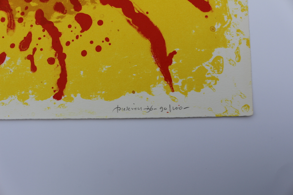 Jef Diederen (1920-2009)- gesigneerd litho - opl. 100 ex. -1996 -galerie Schoots kopen? Bied vanaf 30!