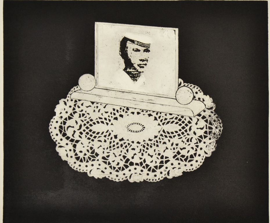 Peter Bes: Ets/Aquatint. Portret kopen? Bied vanaf 70!