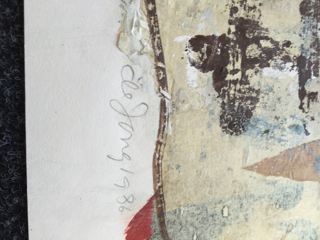 2 x Leo de Jong mixed media 1986 kopen? Bied vanaf 1!