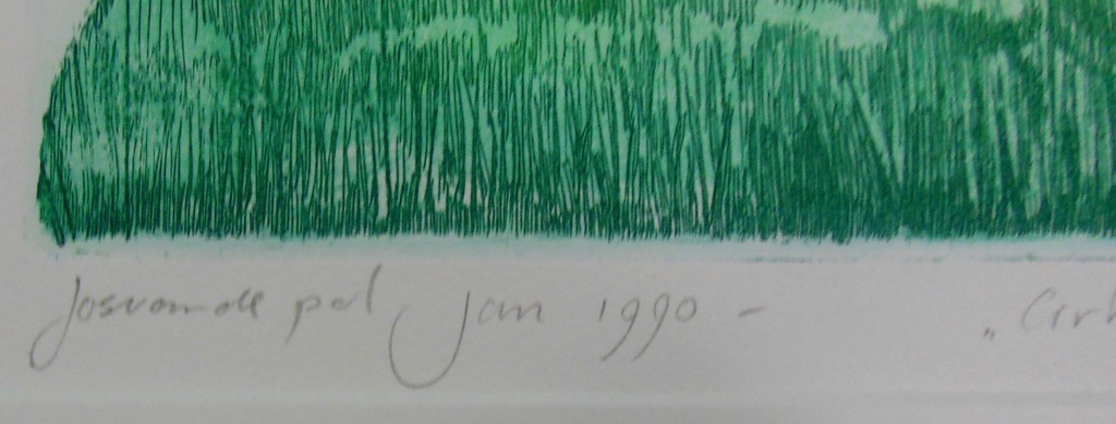 Jos van de Pol: Lot met 2 etsen, Cirkustent en Vlaggetjesdag kopen? Bied vanaf 20!