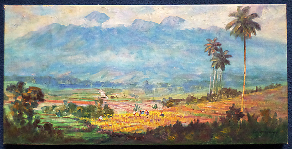 Pelukis Djuprijany - Gunung Malabar, olieverf op doek kopen? Bied vanaf 100!