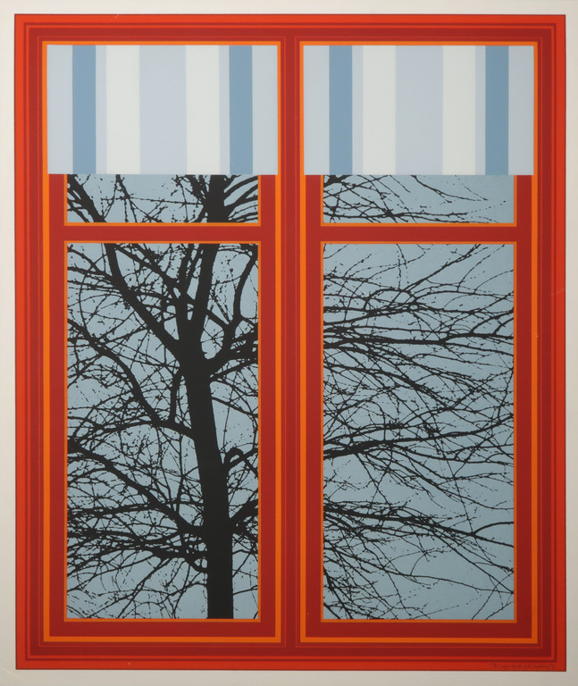 Frits Hesseling: Zeefdruk, Z.T. Raam kopen? Bied vanaf 1!