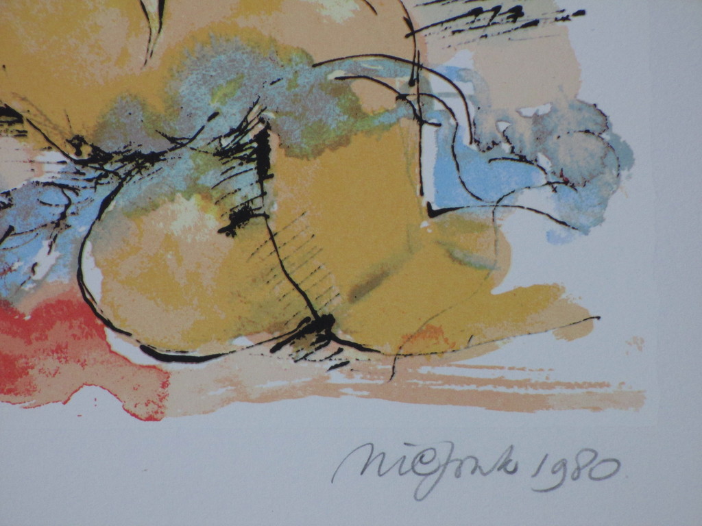 Nic Jonk, Weelderig naakt, Zeefdruk  kopen? Bied vanaf 65!