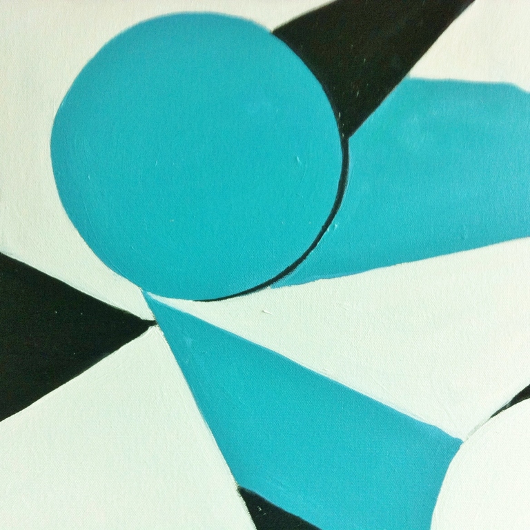 "Composition with TQ # 01-John Foppen - Olieverf/3D Canvas - Gesign.Unica. kopen? Bied vanaf 169!