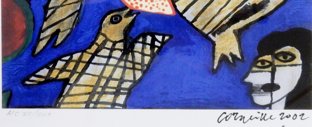 Corneille (1922-2010) - Gesigneerde litho - oplage 30 ex. - 2002 kopen? Bied vanaf 220!