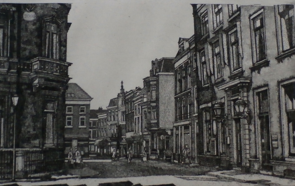 Willem Minderman - ets: ......straat  verkocht voor € 50!