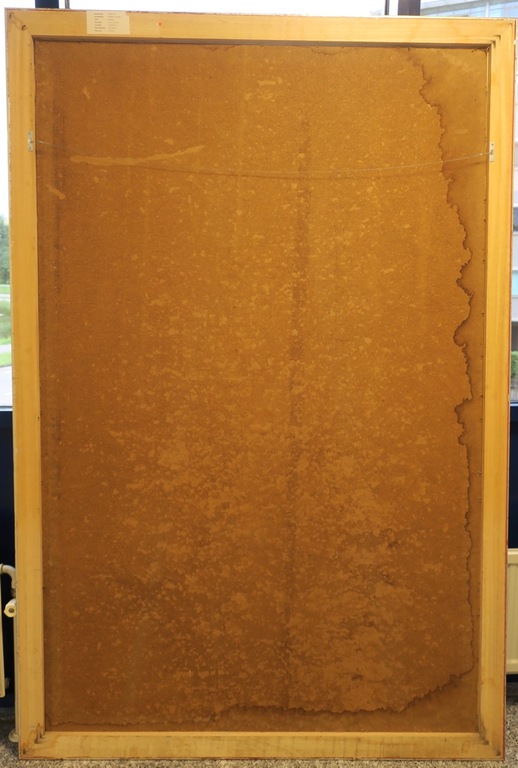 Annette Wessels: Acryl op board, Kasteel - Ingelijst (Zeer groot) kopen? Bied vanaf 100!