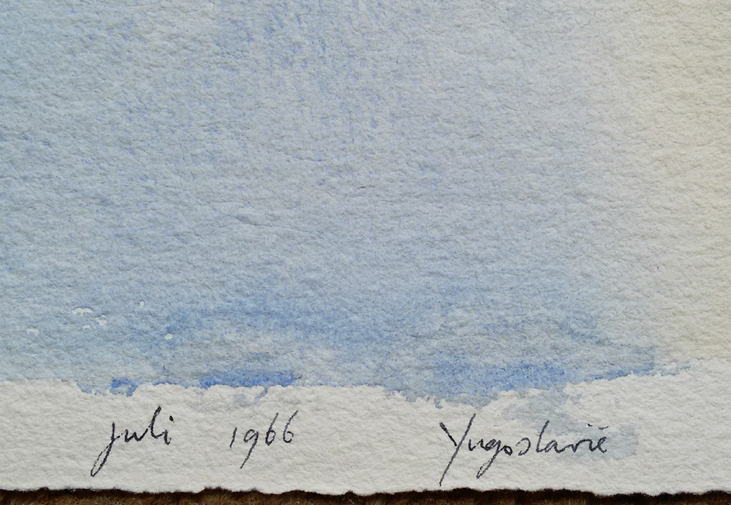 Jaap Hillenius - Yugoslavië, aquarel kopen? Bied vanaf 1!