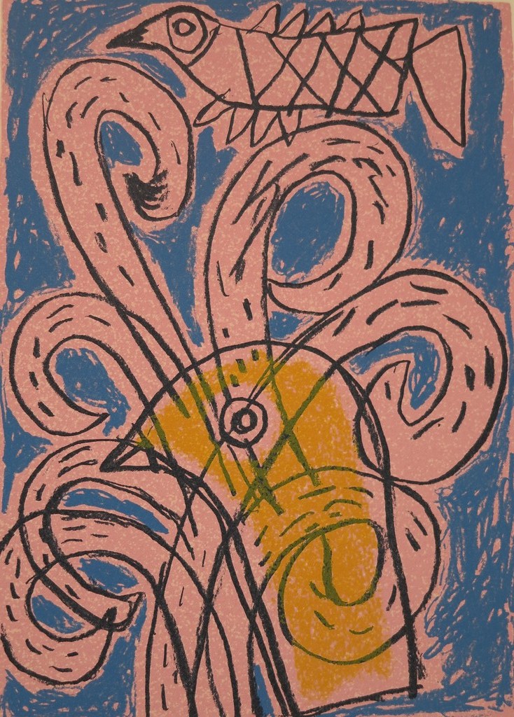 Corneille - handgesigneerde zeefdruk - oplage 199 ex. - 1987 kopen? Bied vanaf 150!