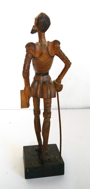 Houten beeldje - Don Quichotte - Ouro Artisania - Spanje -1950's kopen? Bied vanaf 19!