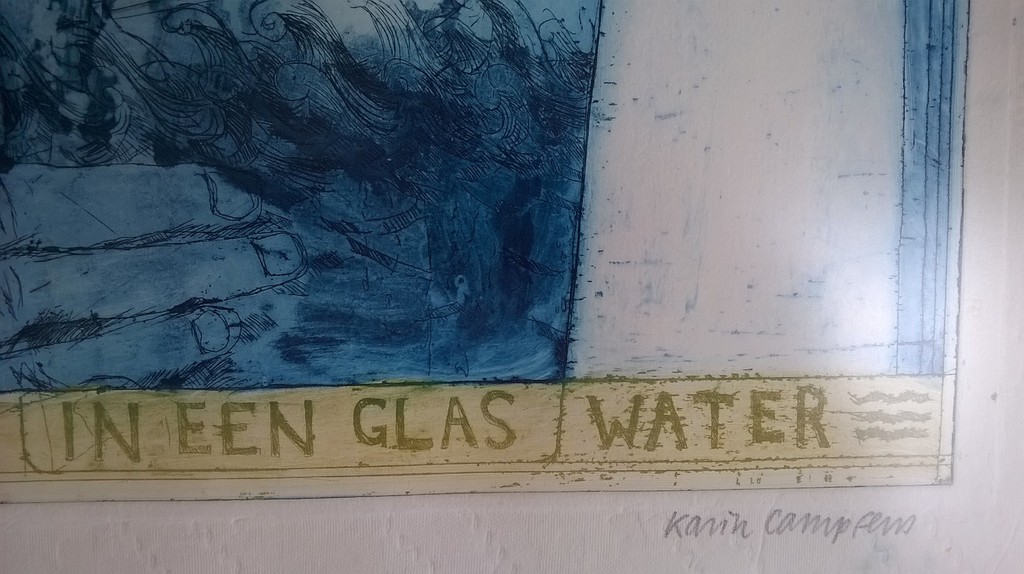 Karin Campfens: kleuren ets, Storm in een glas water kopen? Bied vanaf 25!