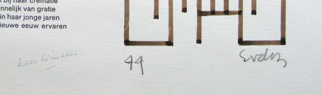 Siep van den Berg - RIJMPRENT met gedicht van Kees Winkler kopen? Bied vanaf 1!