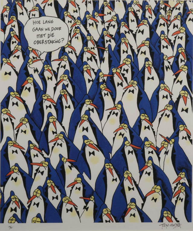 Toon van Driel: Giclee, Oberstaking - Ingelijst kopen? Bied vanaf 60!