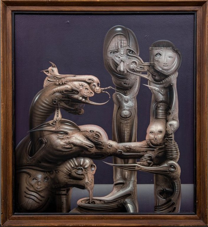 Joseph Bruyn, zonder titel, paintbrush op paneel,  kopen? Bied vanaf 1!