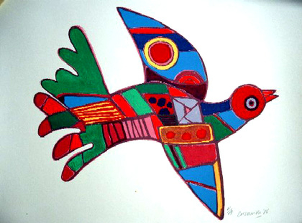 Corneille, lithografie, L'oiseau, 1986 kopen? Bied vanaf 400!