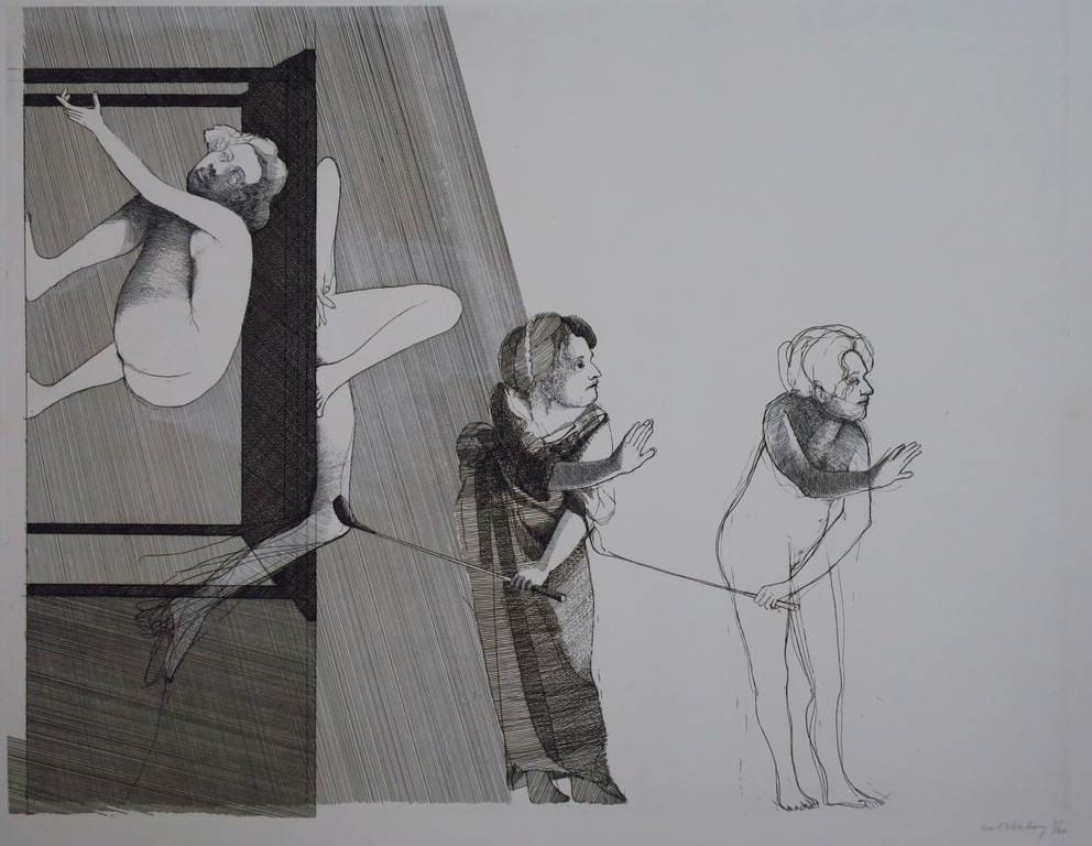 Aad Verhoog: Ets, Zonder titel  kopen? Bied vanaf 35!