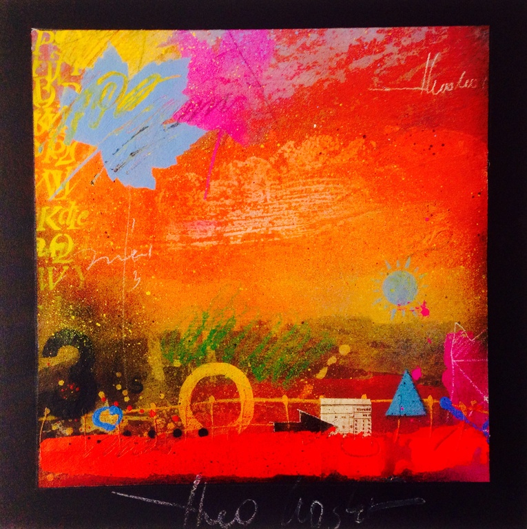 Theo koster, schilderij, roadhouse blues verkocht voor € 80!