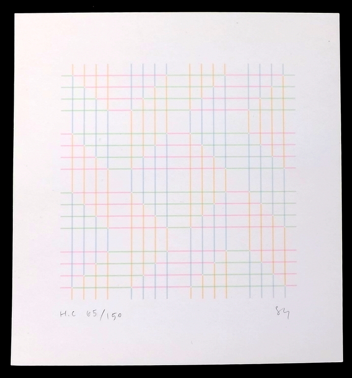 Shizukoyo Shikawa - 3x abstracte gesigneerd kleuren litho.  kopen? Bied vanaf 1!