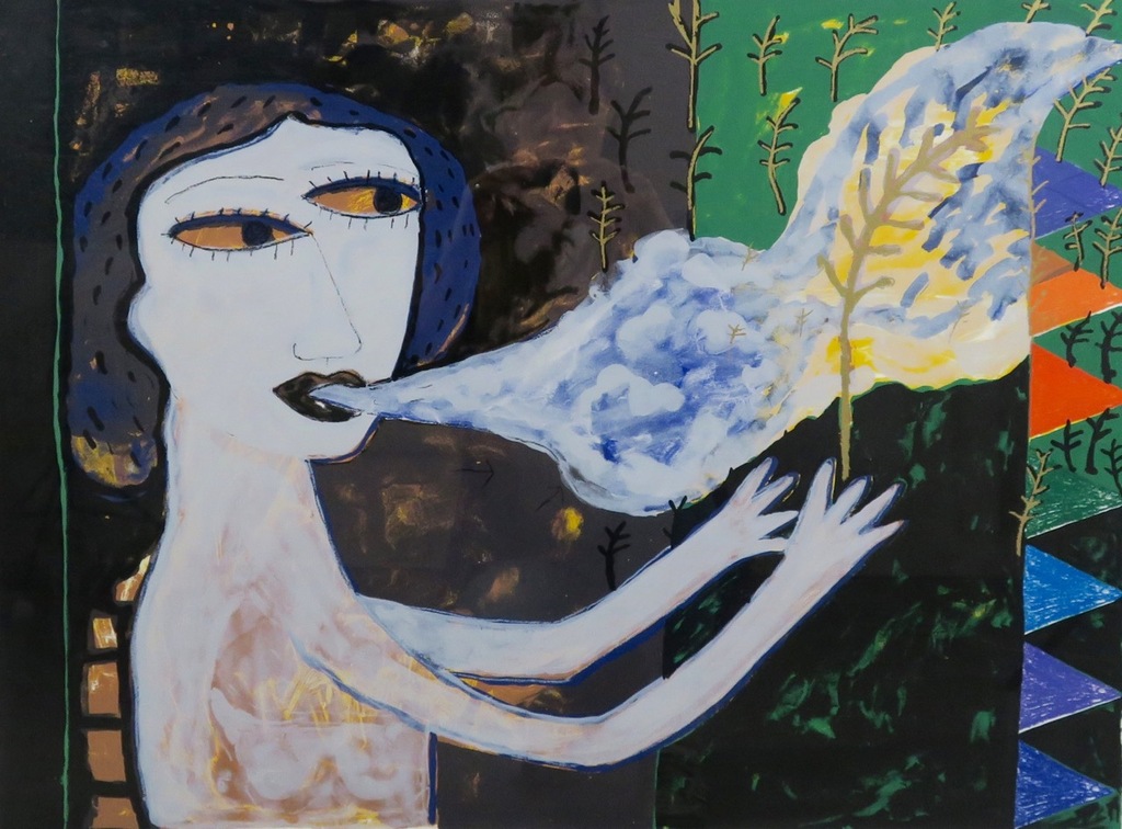 Dodog Soeseno: Zeefdruk, December - Ingelijst kopen? Bied vanaf 50!