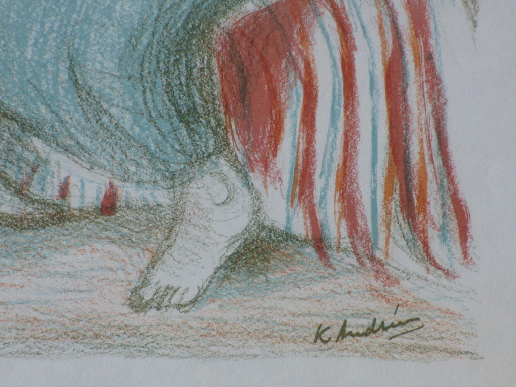 Kees Andrea, De baadsters, Kleurenlitho kopen? Bied vanaf 35!