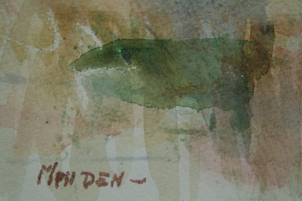 Wim van Aken (1933) - aquarel - Muiden kopen? Bied vanaf 90!