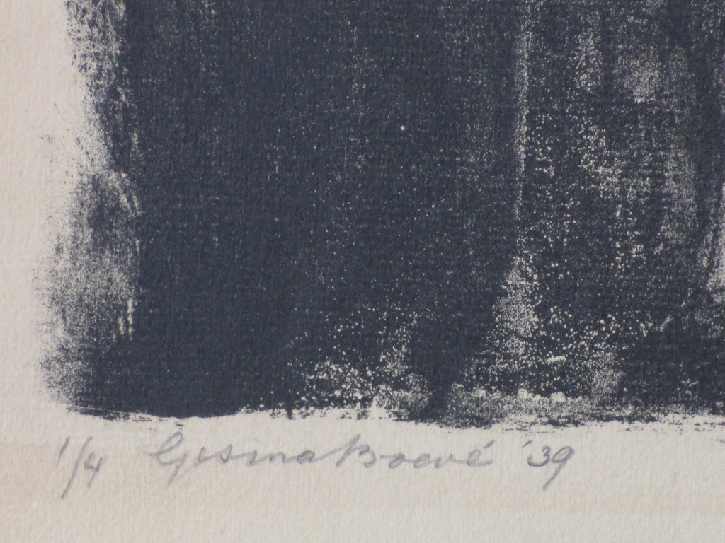 Gesina Boevé, De donkere kant der Maatschappij, Litho kopen? Bied vanaf 1!