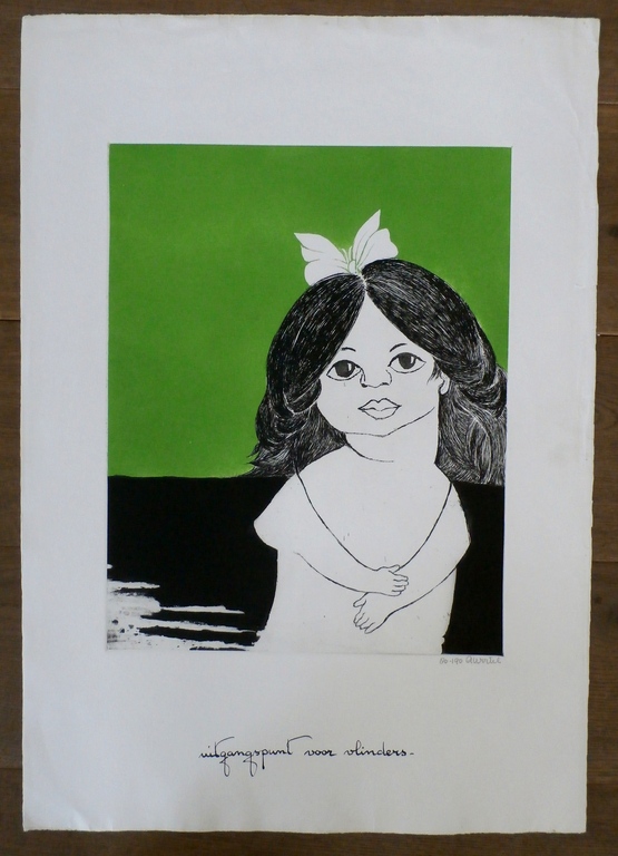 Ans Wortel - ets: Uitgangspunt voor vlinders  kopen? Bied vanaf 70!