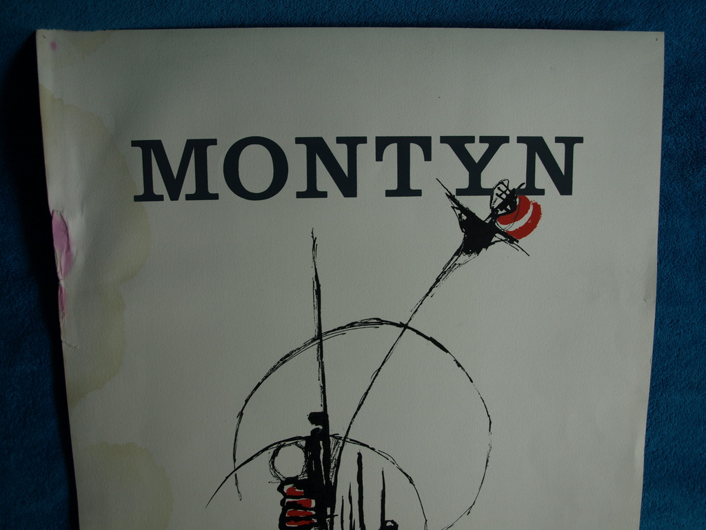 Jan Montyn: Zeefdruk, gesigneerd - Galerie Nicolas - 1972 kopen? Bied vanaf 15!