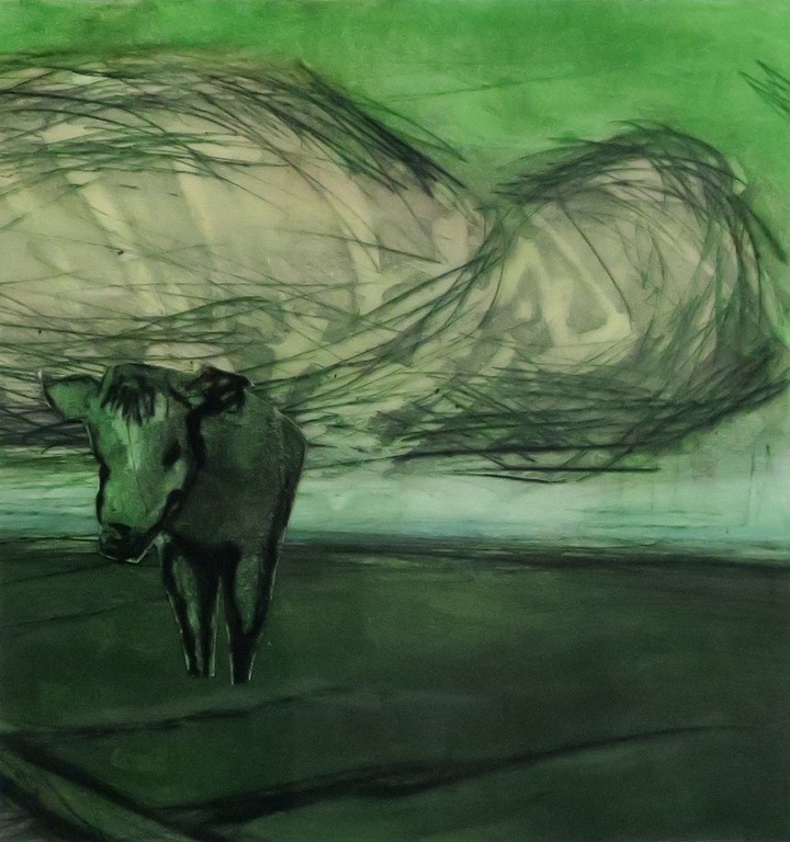 Susanne Fiebelkorn: Gemengde techniek, Gods as we make them - Ingelijst kopen? Bied vanaf 20!