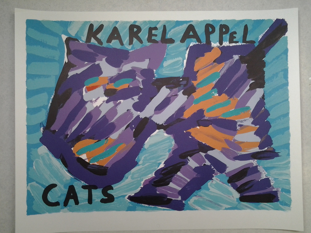 Karel Appel  Kleurenlitho   verkocht voor € 100!