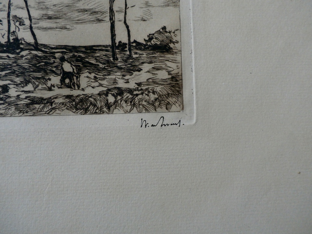 Willem de Zwart - Ets: Hakhout laden 3 kopen? Bied vanaf 55!