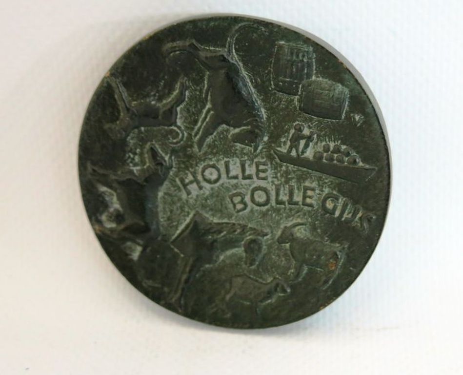 Cornelis de Vries, bronzen penning 'Holle bolle Gijs' kopen? Bied vanaf 50!