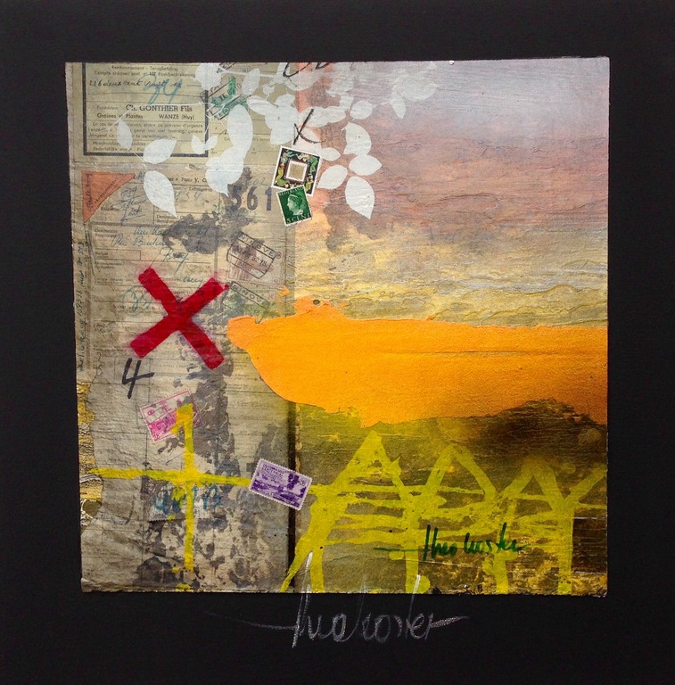 Theo koster, schilderij, bij ons in de straat verkocht voor € 50!