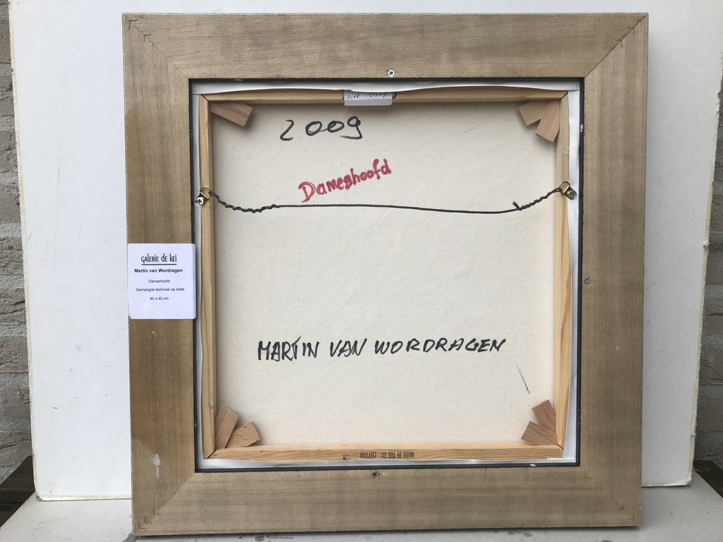 Martin van Wordragen: Schilderij, Dameshoofd 2009 kopen? Bied vanaf 200!