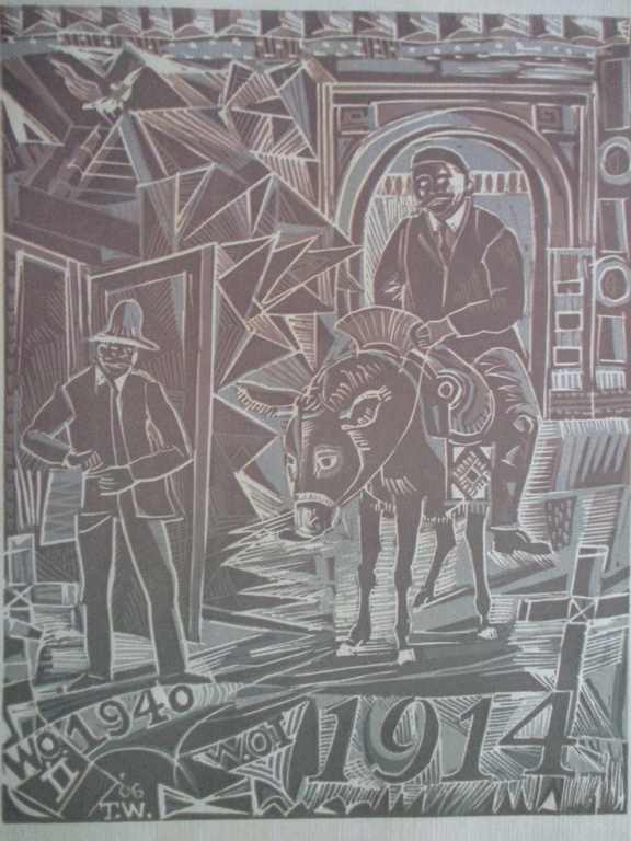 Toon Wegner, Linosnede, "Paul Klee/August Macke" 2006 kopen? Bied vanaf 15!