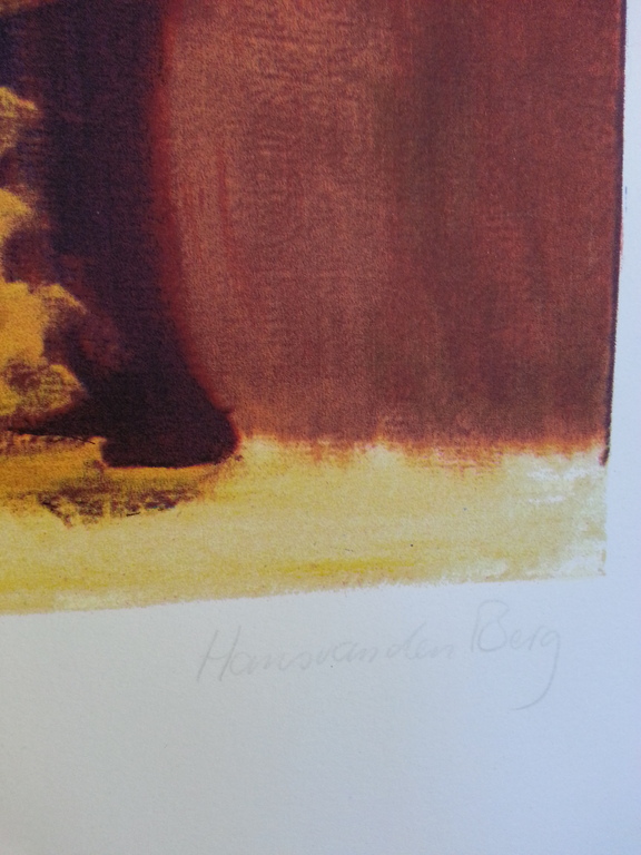 Hans van den Berg, zeefdruk , titel  kopen? Bied vanaf 40!