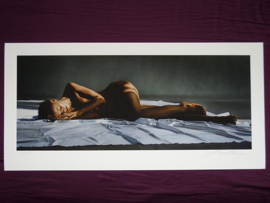 Peter Handel, Giclee 'Kathi, liggend' handgesigneerd en handgenummerd, oplage 25 (2013) kopen? Bied vanaf 100!