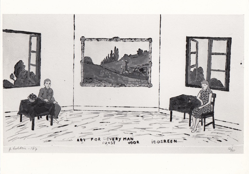 Pieter Holstein: Invitatie & Foto Art for every Man, Kritzraedthuis Sittard kopen? Bied vanaf 1!