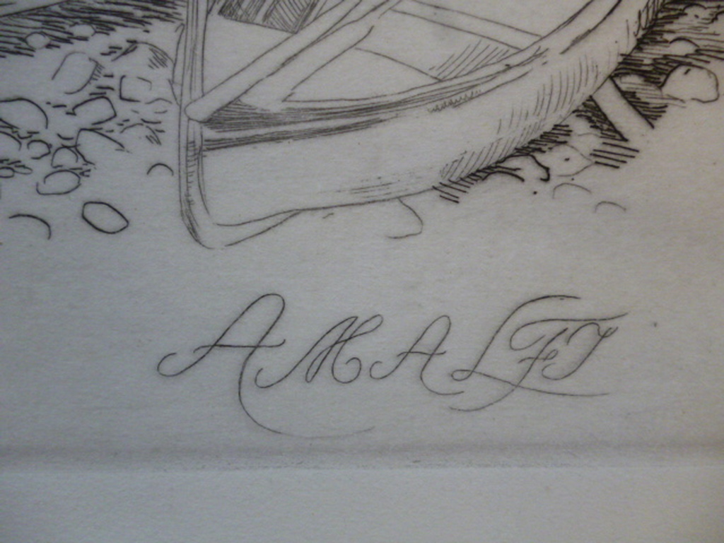 Kuno Brinks - ets - Amalfi kopen? Bied vanaf 40!