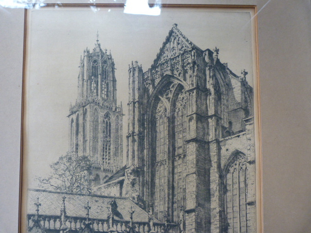 H.E. Roodenburg - Domkerk en Domtoren,  Utrecht uit het jaar 1930. kopen? Bied vanaf 1!