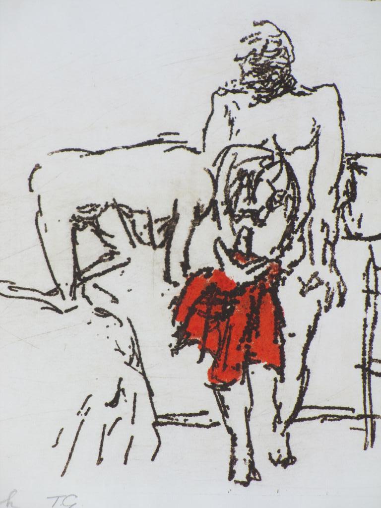 Thom F.Gerrard, Erotische scene, Ets kopen? Bied vanaf 45!